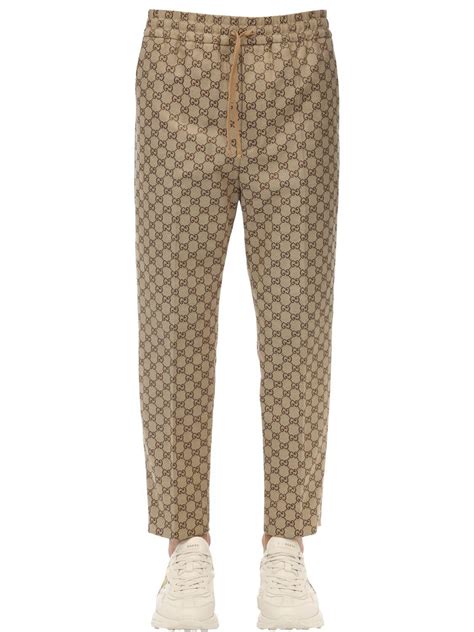 pantaloni gucci uomo usati|Pantaloni Gucci in Poliestere Beige taglia 52 IT .